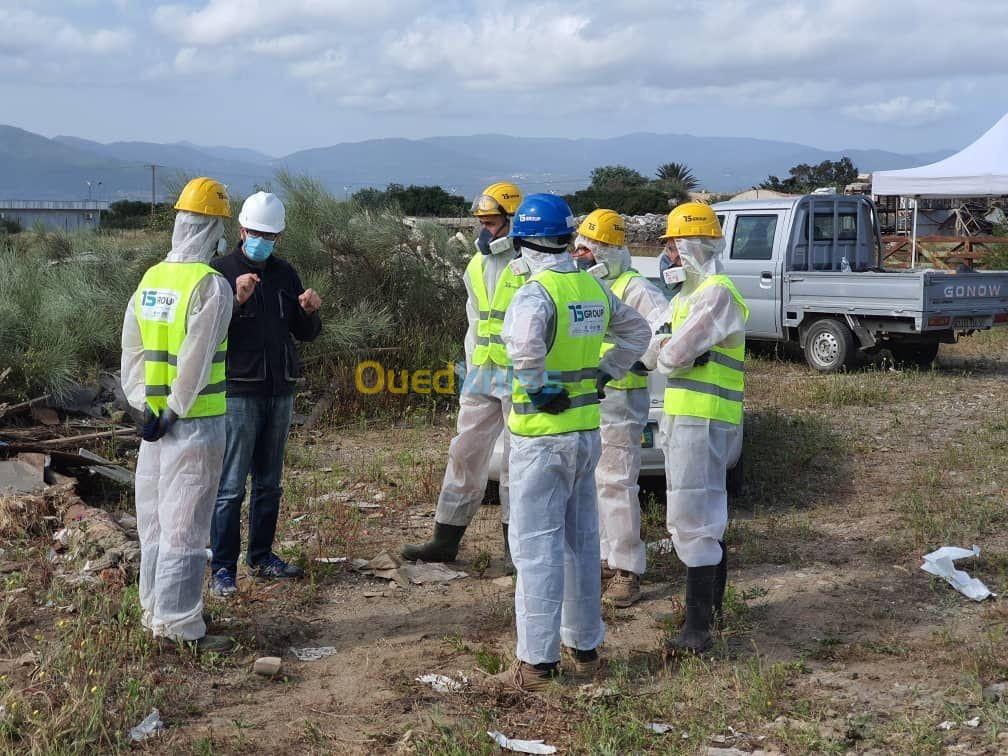 Décontamination,dépollution et réhabilation des sites