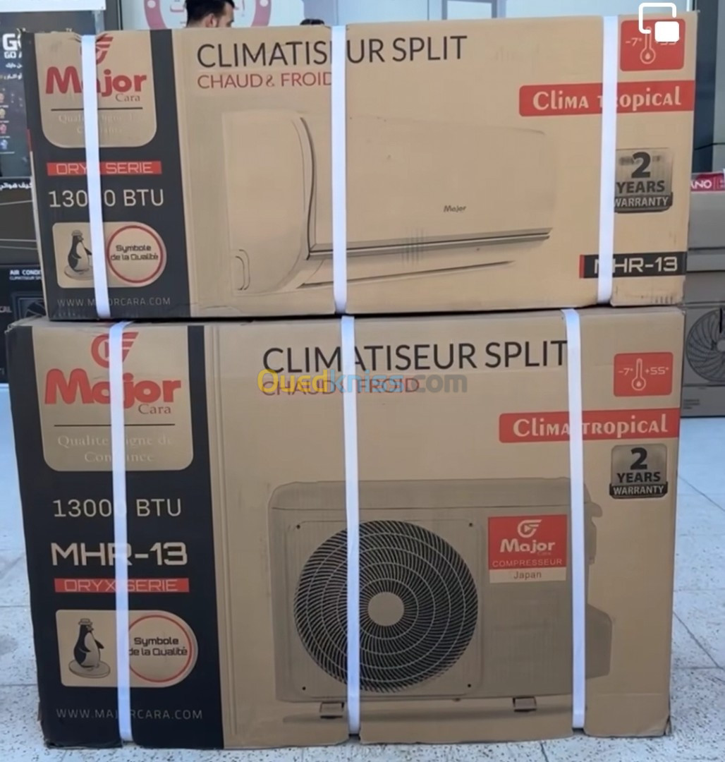 Climatiseur MAJOR Cara 13000btu