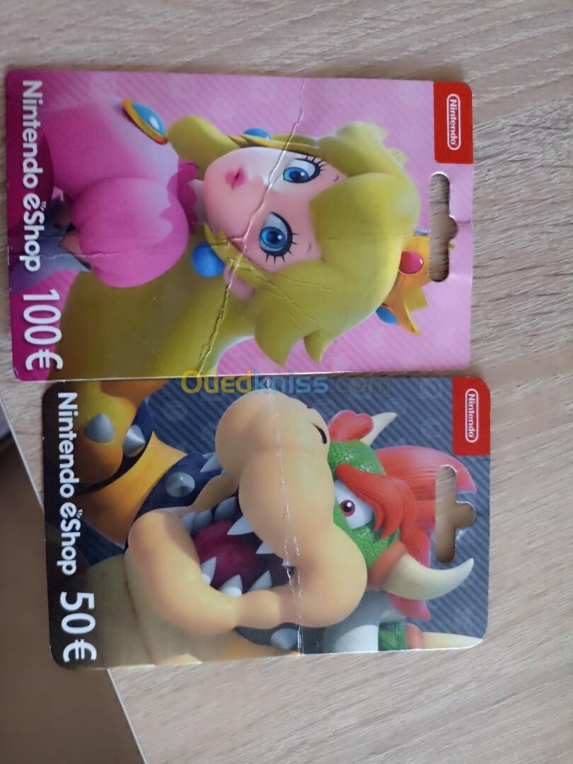 Carte Nintendo Eshop