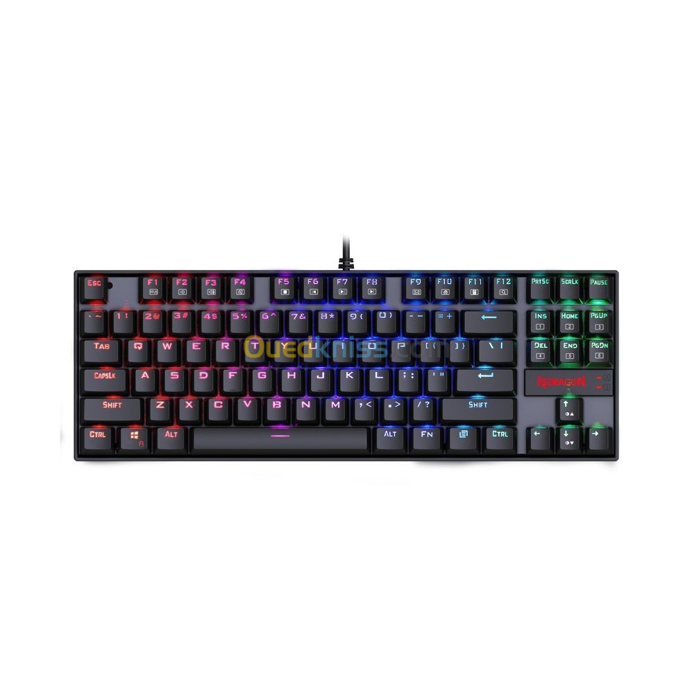 CLAVIER REDRAGON KUMARA K552 RGB / BLACK MECANIQUE