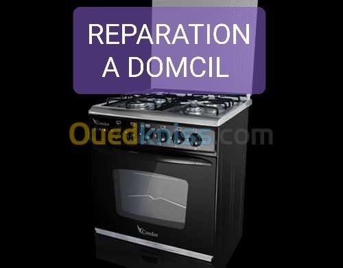 Reparation cuisinieres et chauffage 