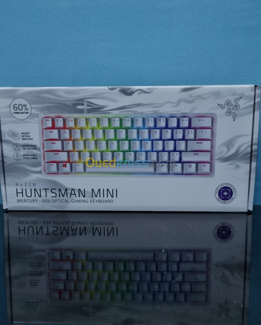 Razer Huntsman Mini White Purple Switch