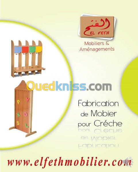 fabrication mobilier creche et scolaire