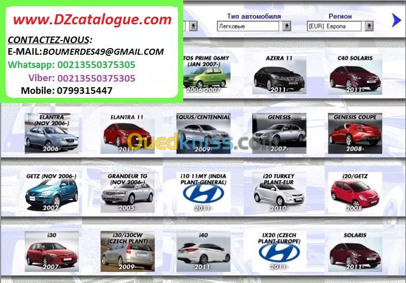 Microcat Hyundai 2021 online