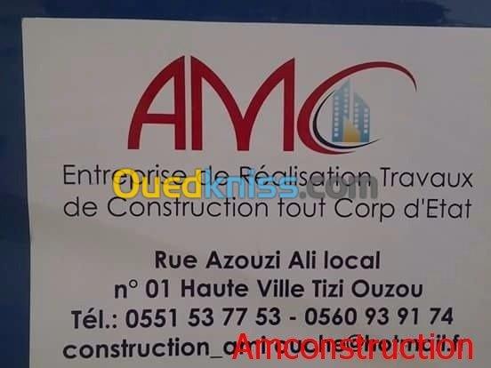 Entreprise de construction tout corp d