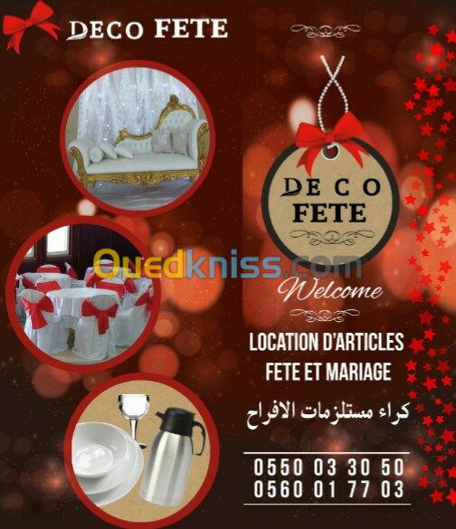 Location Déco,Fête & Mariage 