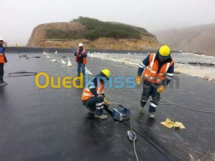 Supply and installation Geomembrane 