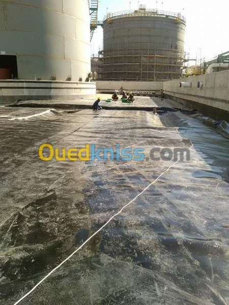 Supply and installation Geomembrane 