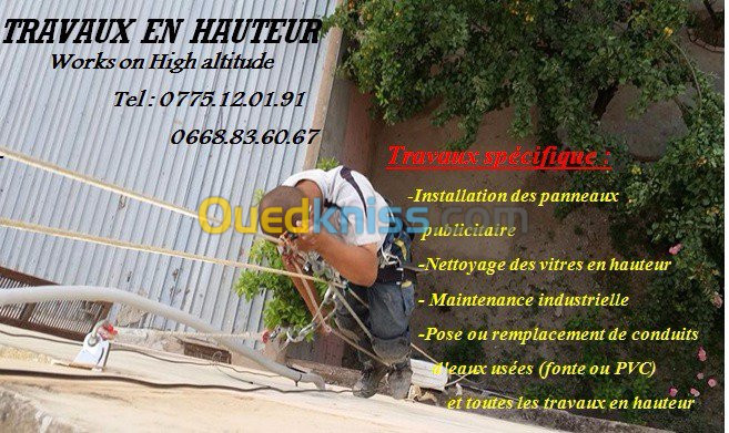 TRAVAUX EN HAUTEUR 