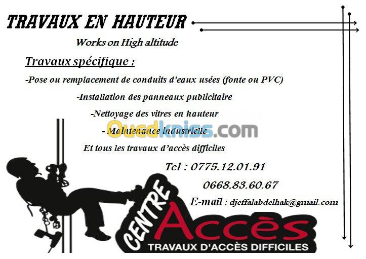 TRAVAUX EN HAUTEUR 