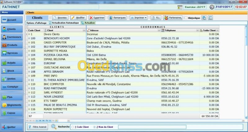 TradMan, Logiciel gestion commerciale