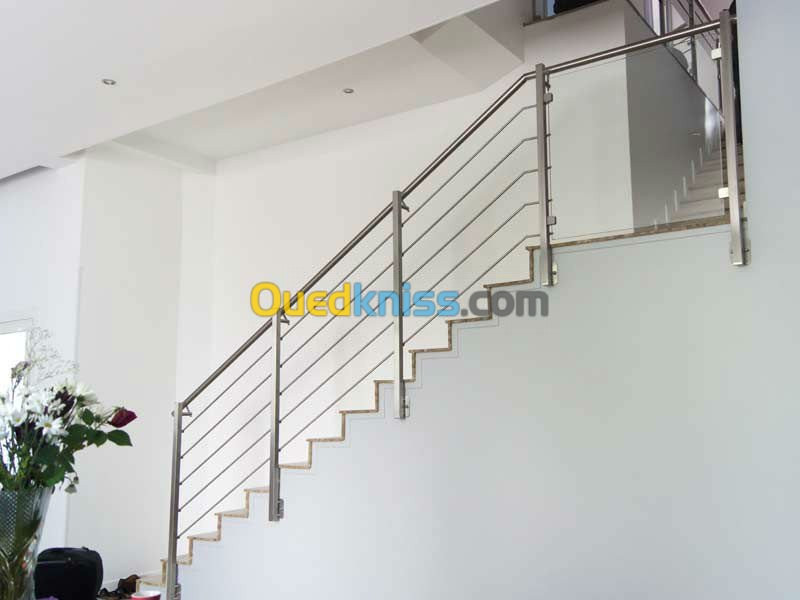 fabrication rampe d'escalier 