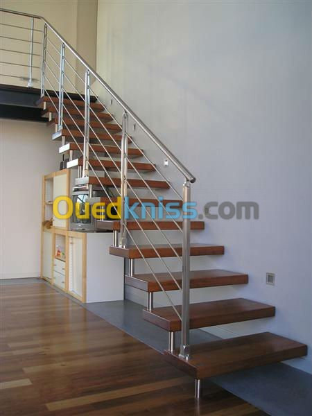 fabrication rampe d'escalier 