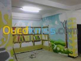 décorations de crèche .Ecole .chambre 