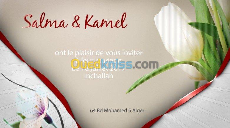 Invitation de mariage en vidéo