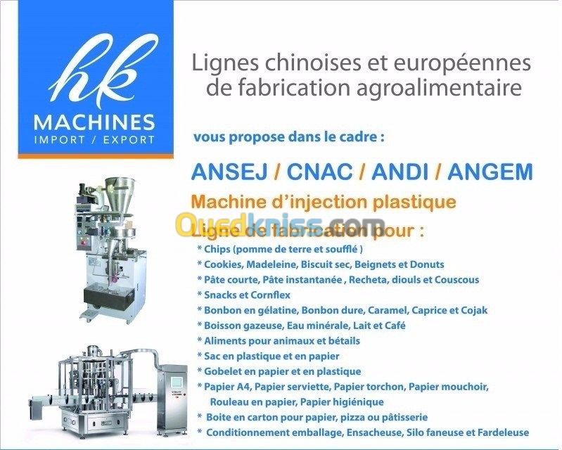 Importateur des machines industrielle 