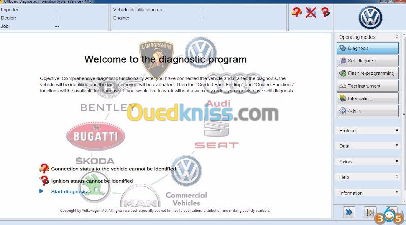 Scanner D'origine volkswagen