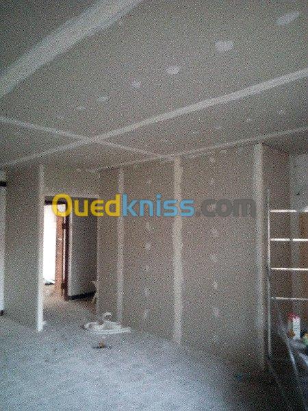 montage plafond BA13 .BA10  