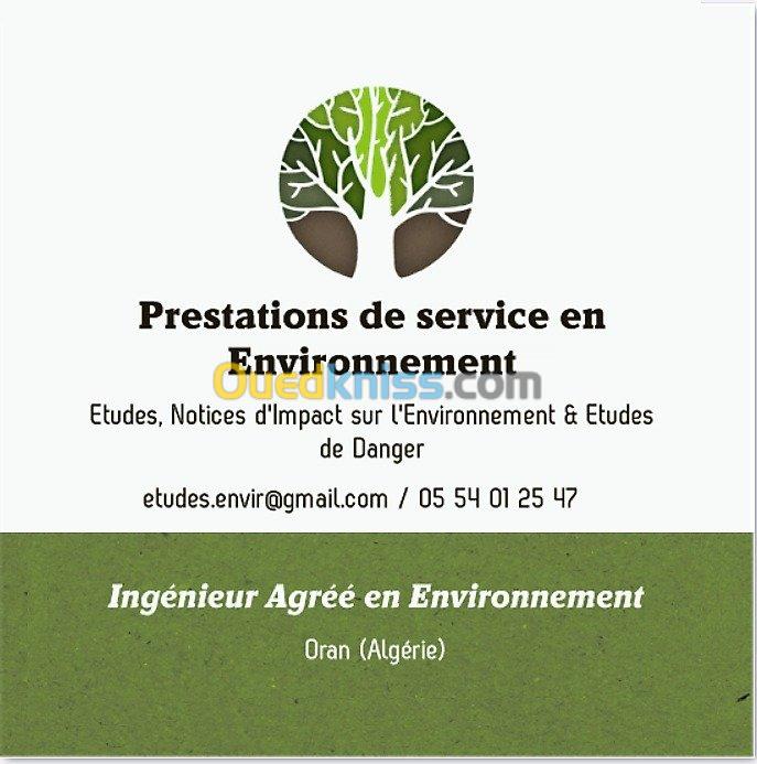 Prestations de service environnement