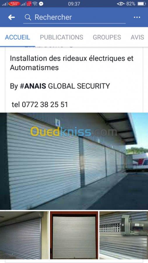 Rideaux electriques,Automatismes