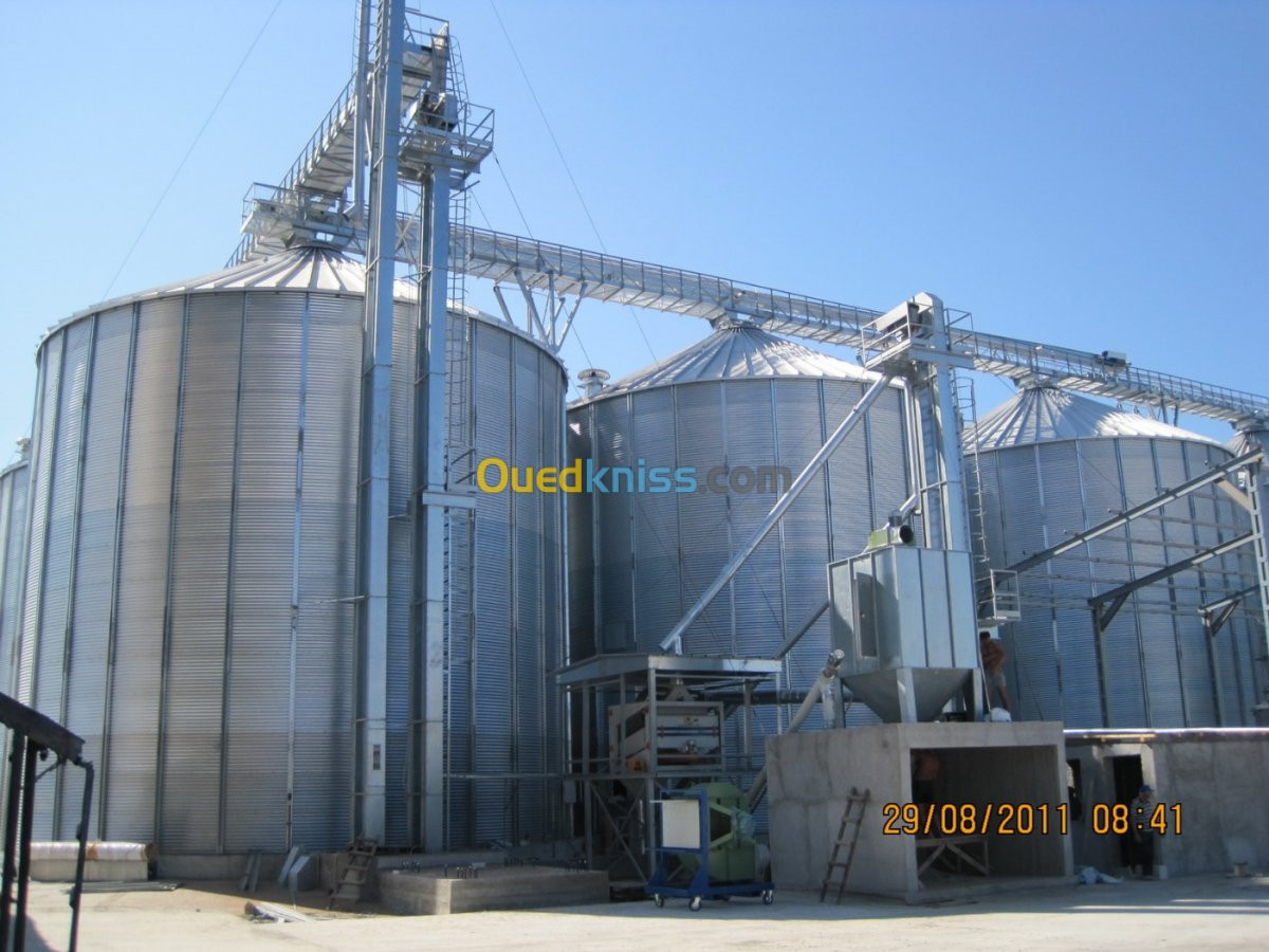 SILOS DE STOCKAGE CÉRÉALE