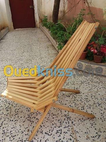 chaise en bois pliable