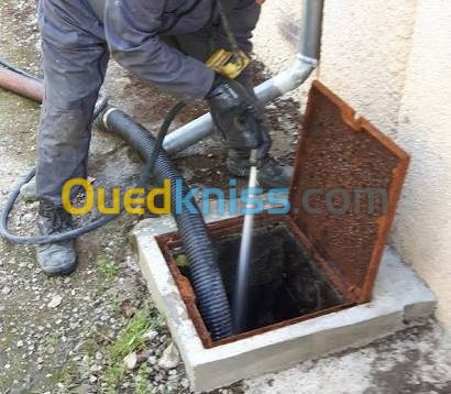 Débouchage curage canalisation vidange