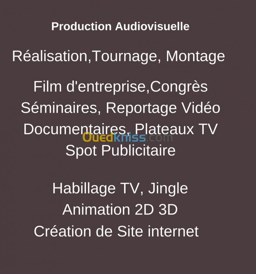 Production AudioVisuelle