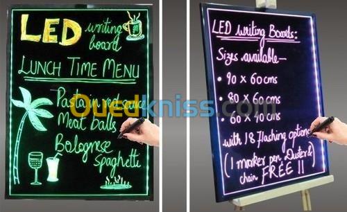 Led writing board(tableau a ecrire led