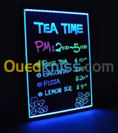 Led writing board(tableau a ecrire led