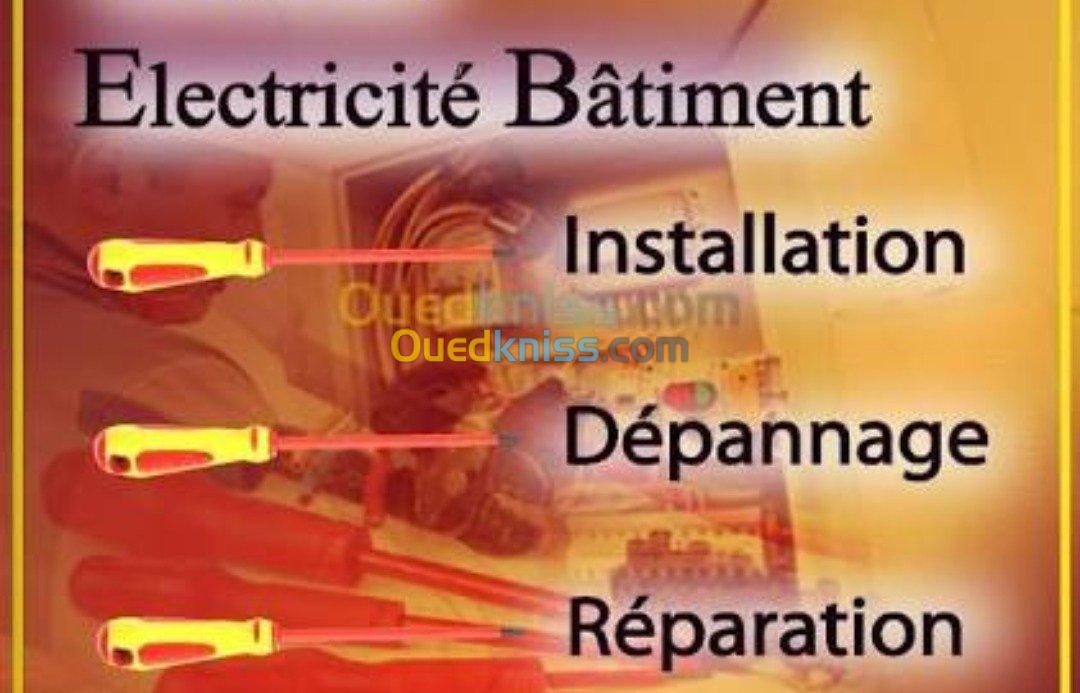 Travaux d'électricité bâtiment