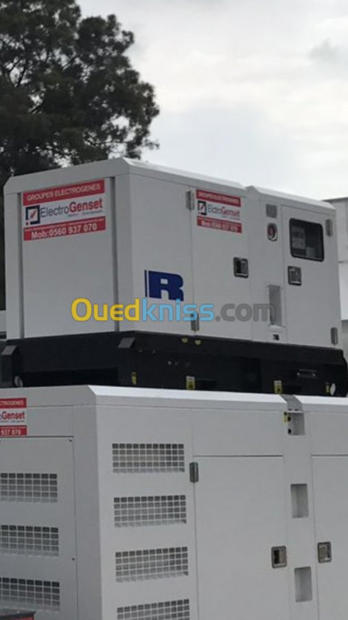 GROUPE ÉLECTROGÈNE 40/44 KVA RICARDO DISPONIBLE