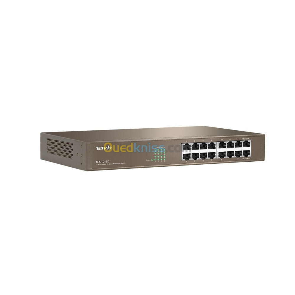 Switch 16 ports 10/100 Mbps non manageable, Rackable TEG1016D TENDA