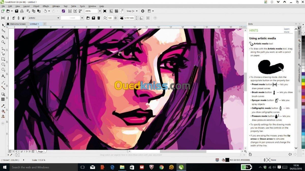 CorelDRAW X8 Clé Officielle 5PC