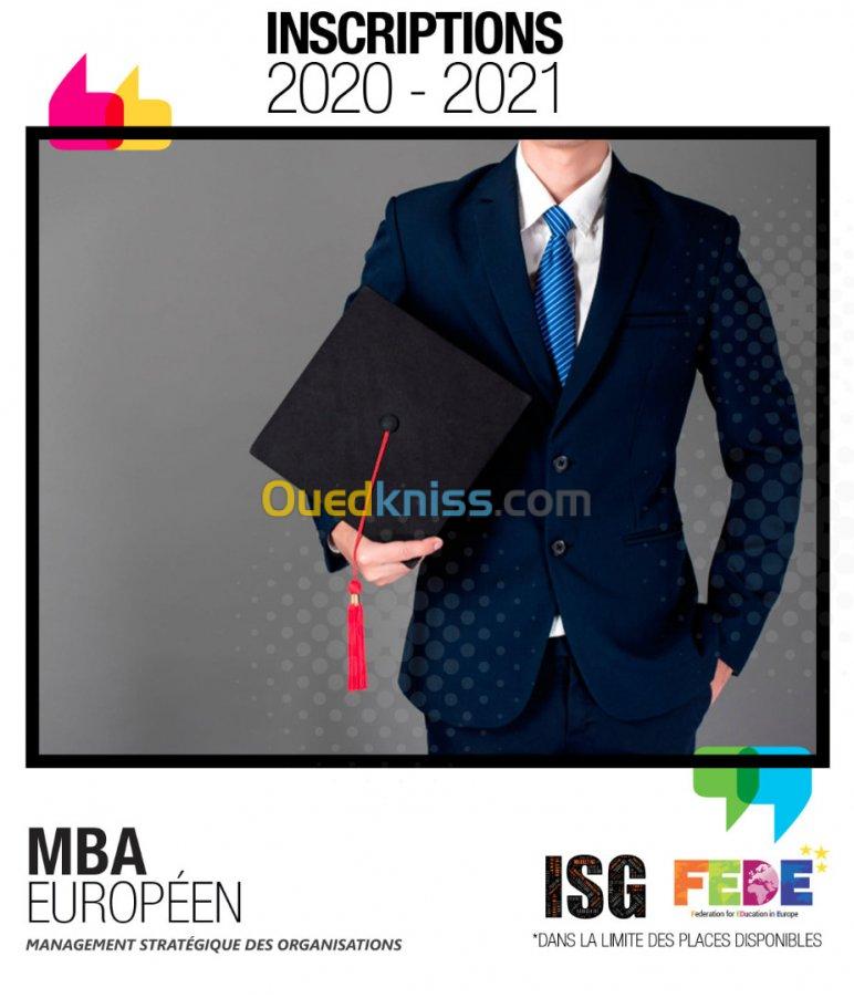 MBA MANAGEMENT STRATÉGIQUE