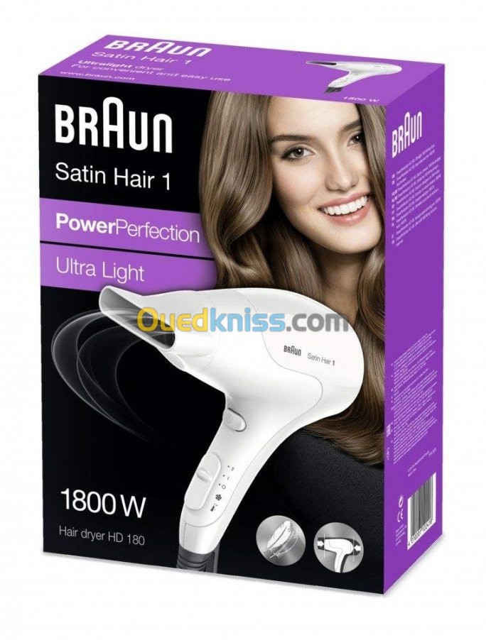 Braun Sèche Cheveux HD180