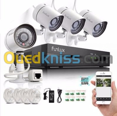  installation camera et systeme alarme