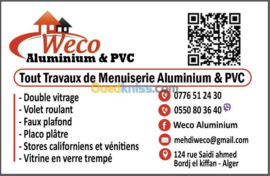 menuiserie aluminium & pvc