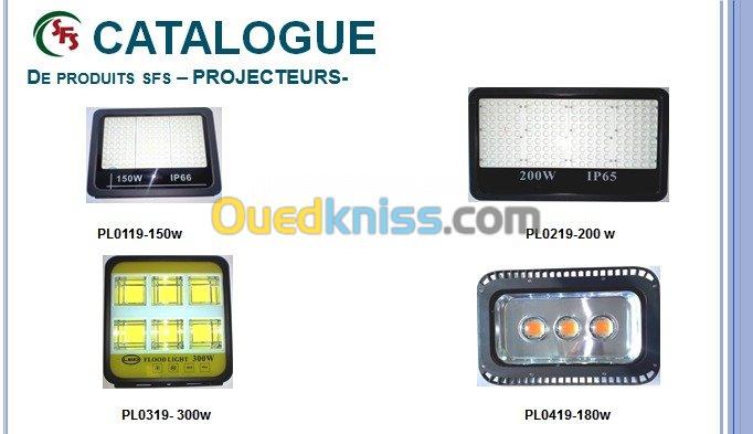 Luminaires LED, LED Solaire Intégré 