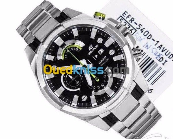 Montre CASIO EDIFICE EFR 540 AV Argent