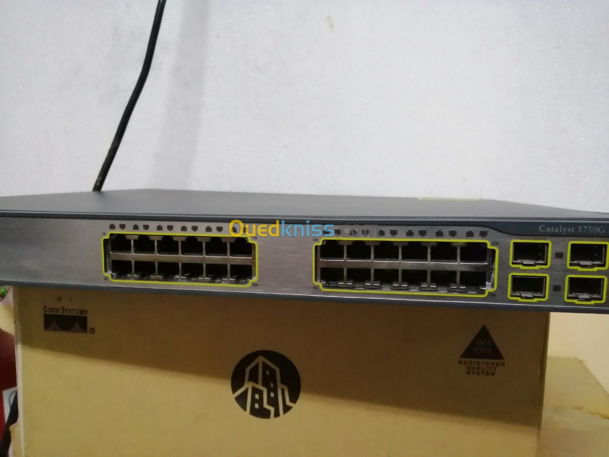 Switch cisco 24/ 3750G/POE