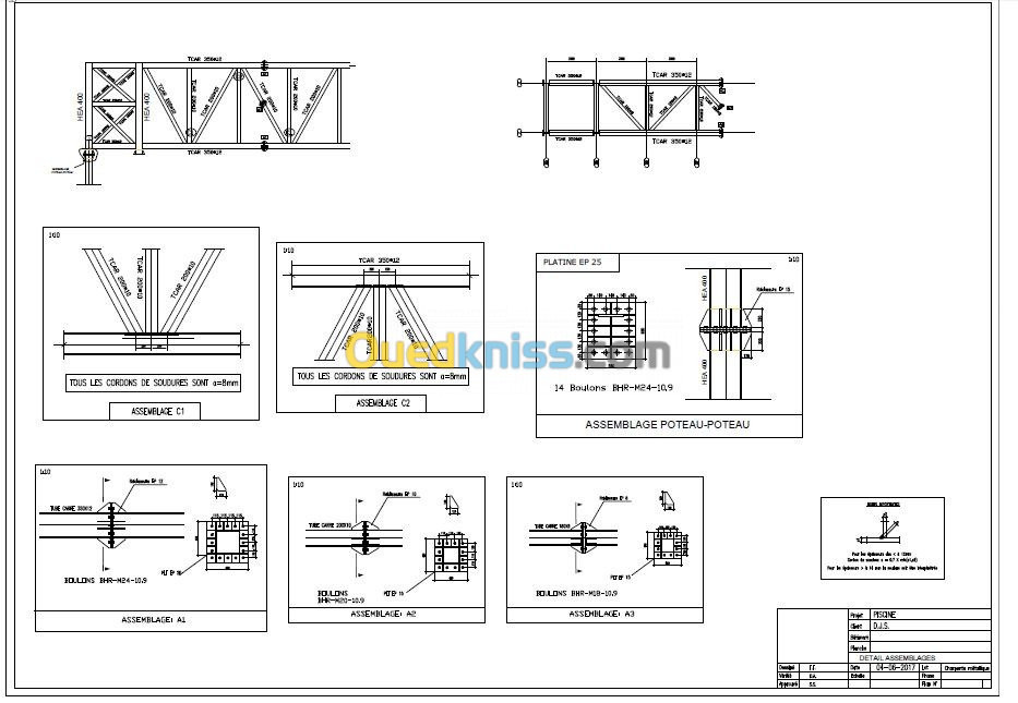 Sous traitance CONSTRUCTION METALLIQUE