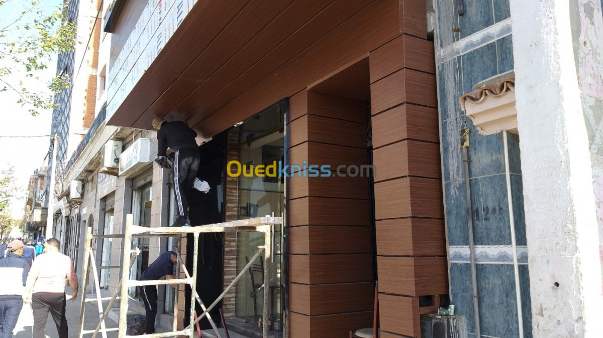  Alucobond façade décoration les lettr