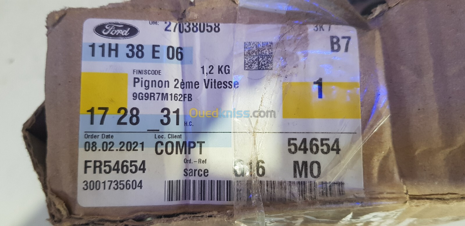 Pignon 2e vitesse FORD ( fourgon)