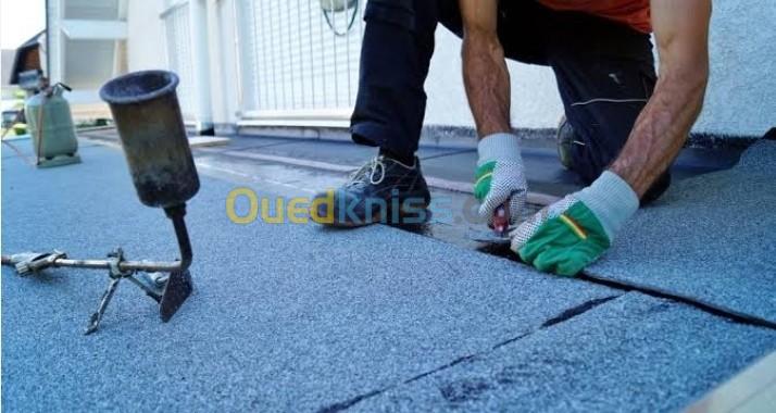 Travaux d'étanchéité toiture et terrasse 