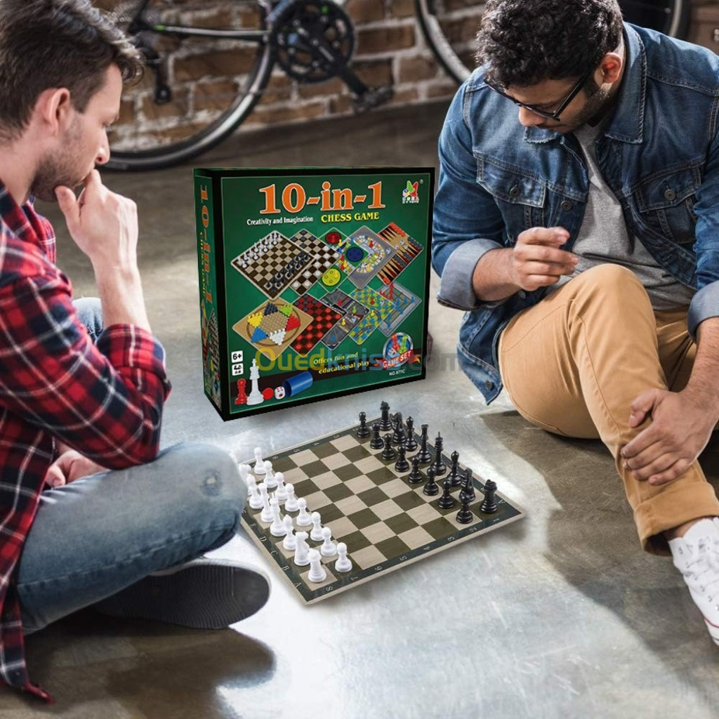  Jeu de société Gamie 10in1 familiale