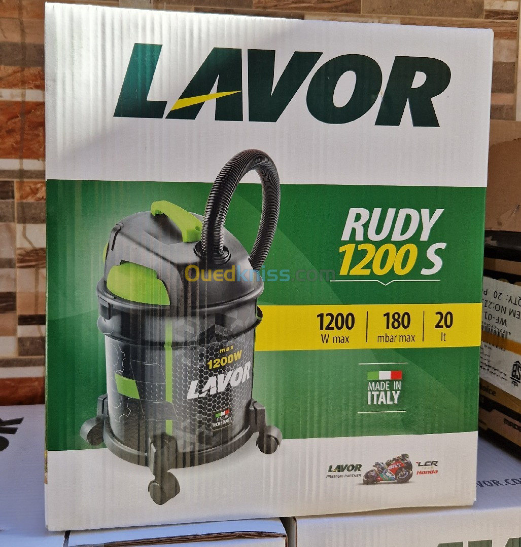 Aspirateur Eau Et Poussière 1200W 20 Litres LAVOR RUDY 1200 S