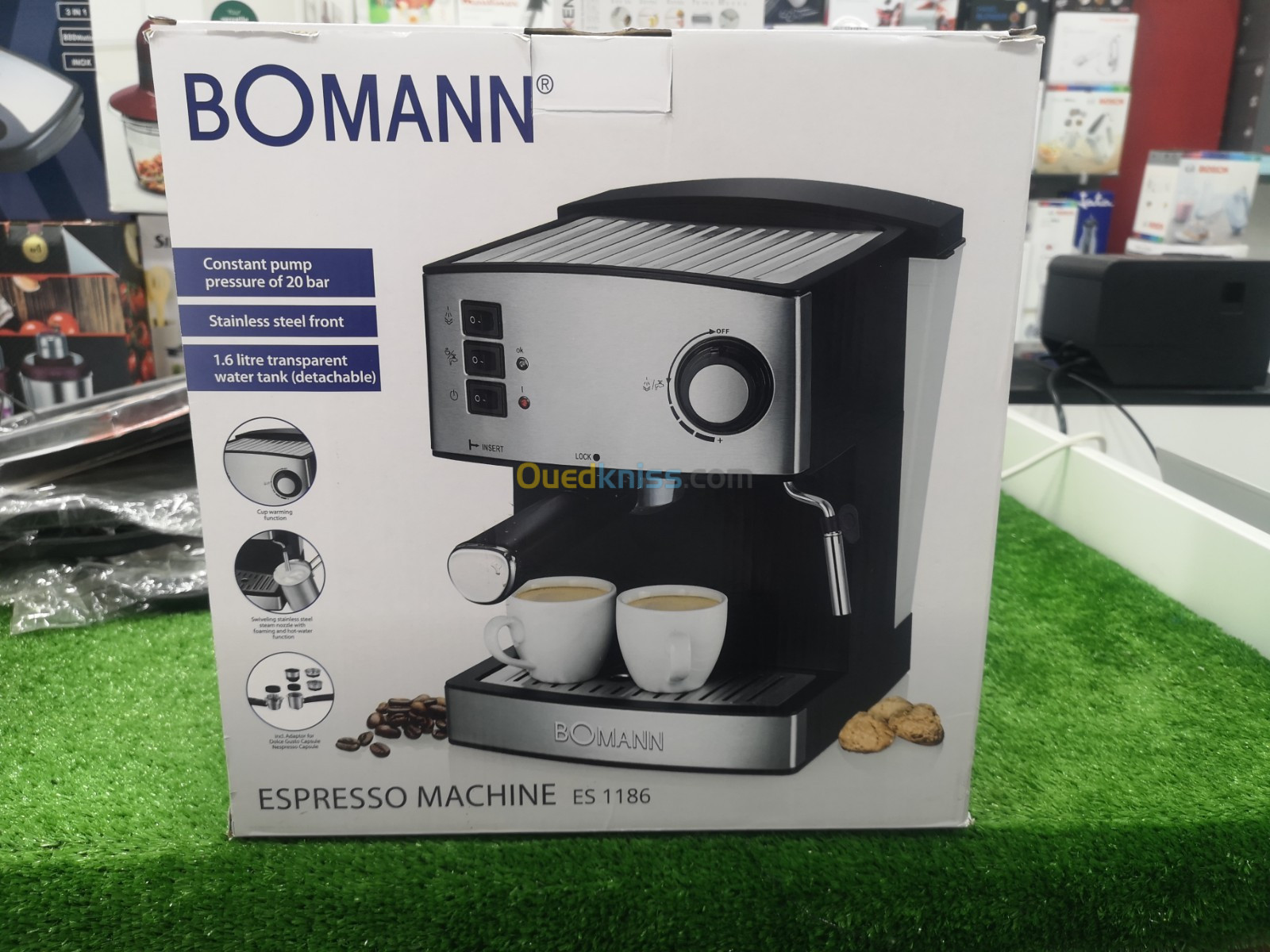 CAFETIERE EXPRESSO BOMANN 20 bar 1.6L ES1186