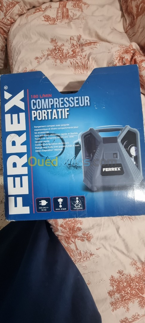 Compresseur portatif ferrex 