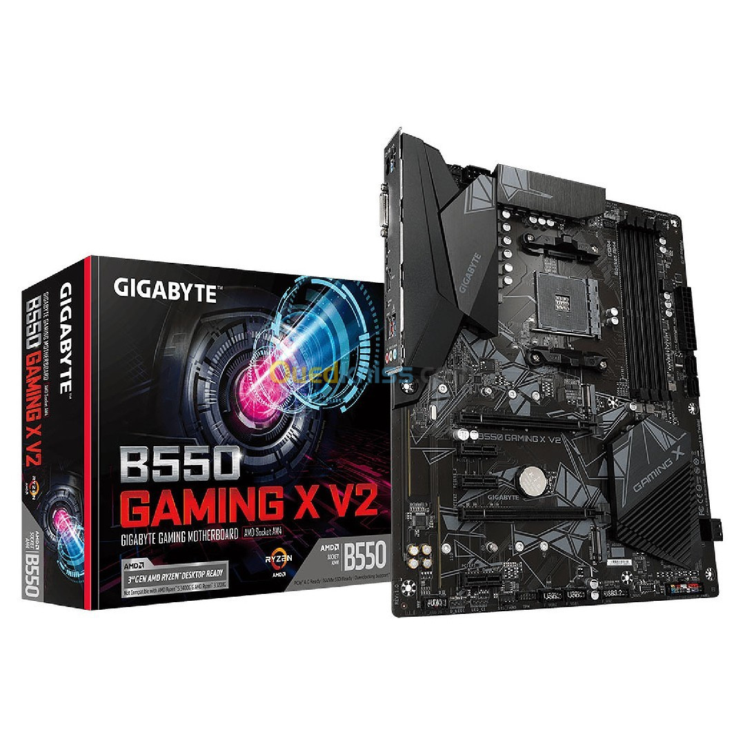 Carte mère gygabyte b550 gamin x v2 am4 ddr4